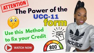 Use the UCC method to remove items from your consumer report 🤫🤔