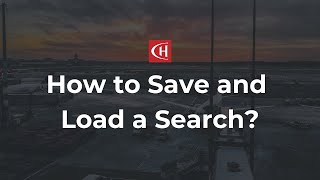 ch-aviation: How to Save and Load a Search?