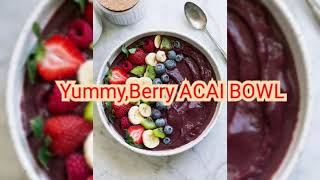 Acai bowl // Acai berry benefits // Acai smoothie #Acaibowl #Acaiberry #BenefitsofAcaiBerry