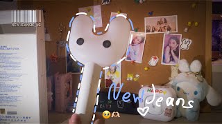 Unpacking NewJeans officiall lightstick||*IT’S VERY GOOD*