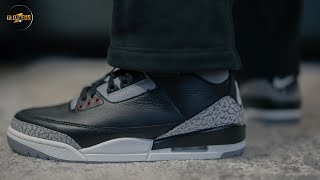 AIR JORDAN 3 RETRO "BLACK CEMENT" 2024 | REVIEW, SIZING, & ON-FOOT