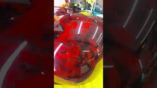 So satisfying to watch! #hydrodip #instabikes #hydrodipping #creative #hydrodipped #candyred