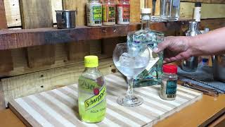 Mezcal tonic con sabores selectos