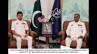 CHIEF OF ROYAL MALAYSIAN NAVY VISITS NAVAL HEADQUARTERS