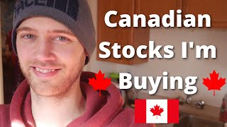 CANADIAN Stocks I'm Buying Right Now | Dividend Growth Stocks!