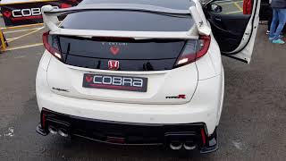 Honda Civic Type R Cobra Exhaust system sound Trax 2017