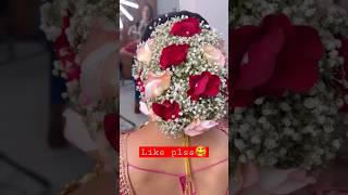 Real flowers decorate for bridal #shorts #ytshorts #shortfeed #shortviral #flowers  #bridal