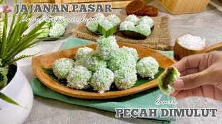 RESEP KUE KLEPON TEPUNG KETAN ISI GULA MERAH, anti bocor