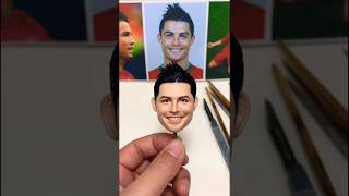 Making Cr7 clay art 🎨