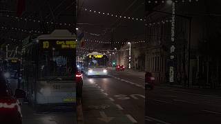 Astra-Irisbus Citelis 181 pe linia 10 parasind statia Regionala CFR. #trolleybus #christmas