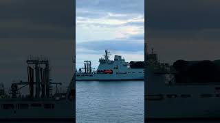 British Navy in Plymouth Sound #shorts