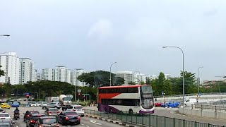 Singapore Bus Ride - Hougang Avenue 8 to Punggol Bus Interchange