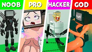 LEGO ALL Characters in Skibidi Toilet: Noob, Pro, HACKER! | Skibidi Toilet (Collection #313)