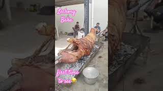 First time to see lechon cow #yummy #shortsvideo  #asmr