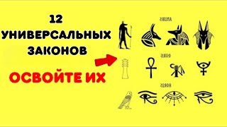 Владейте 12 универсальными законами, которые управляют нашей повседневной жизнью.