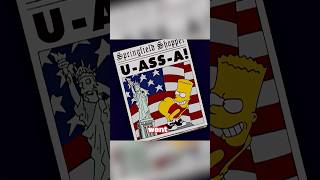 What happens when the Simpsons are unpatriotic?#shorts #animation