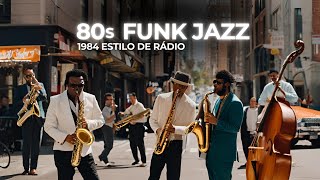 Café BGM 80's FUNK JAZZ em 1984 estilo de rádio Sleep Study work