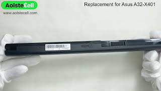 Replacement battery for Asus A32-X401 10.8V 4400mAh 6 cells