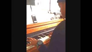 12 years old-Siaki Si'i-also a piano player, preps for a cover piece song by Bruno Mars