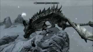 SKYRIM: RIDING A DRAGON!