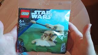 LEGO Star Wars 30680  AAT™. Unboxing and slow pace, real time building.