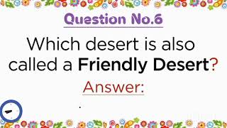 Pakistan General Knowledge | Desert of Pakistan MCQs for NTS|PTS| IBA Sukkar