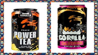 ОБЗОР ЭНЕРГЕТИКА ГОРИЛЛА/Review energy drinks/Gorilla California Energy Drink и Power Tea Peach.