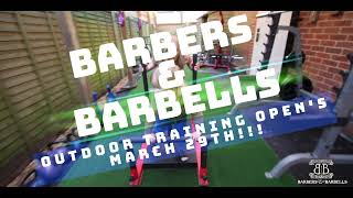 Barbers & Barbells OUTDOOR Training Teaser