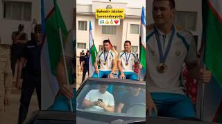 Mashalloh Bahodir Jalolovni Surxondaryoda ajoyib kutib olishdi ❤️🇺🇿👍🥇🔥