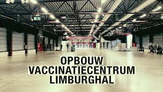 Opbouw vaccinatiecentrum Genk | Stad Genk - genk3600