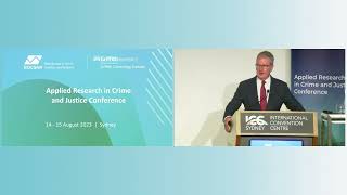 2023 Applied Research in Crime and Justice Conference - Opening of proceeding and Aaron Chalfin