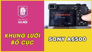 Hướng dẫn bật lưới bố cục trên máy ảnh Sony A6500