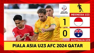 HIGHLIGHT PERTANDINGAN PIALA ASIA U23 AFC 2024 INDONESIA U23 VS AUSTRALIA U23, KAMIS 18/04/2024.