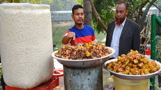 Potato & cholaboat mix masala jhalmuri, Special spaicy max masala muri makha ! Famous street food