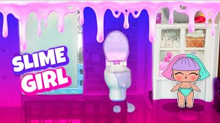 Slime Girl At School ! LOL Surprise Doll Play Video - Part 2