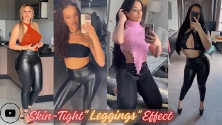 Rockin That Shiny Leggings Effect 2024 | High-Fashion Leggings Outfit Inspo | Florida Summer Styles