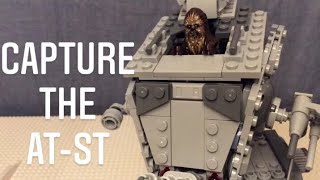 Chewbacca captures the Hoth AT-ST| Lego Star Wars Stop Motion