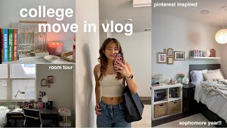 college move in day 📦  + apartment room tour | sophomore year edition