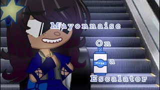 Mayonnaise on a escalator // gacha club // FT: @RandomBeanie