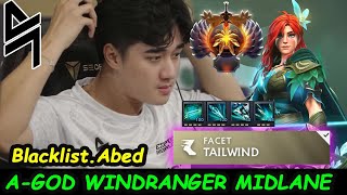 Abed 7.36 Windranger MIDLANE Blacklist Stomp pub : MODE RIYADH MASTER 2024 Ranked