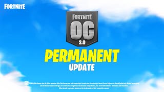 Fantastic News! (Fortnite OG Stays Forvever..)