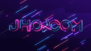 My Intro (JhonCom) - Neon Text Animation