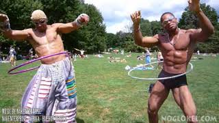 Hula Hoop abs training