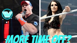 John Cena Taking TIME OFF From WWE AGAIN!! Paige Gets Suspended Again!