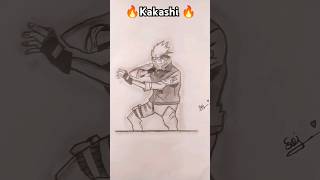 Kakashi drawing 🥳🥳#shorts❤️ //s.e.j short🤩🤩