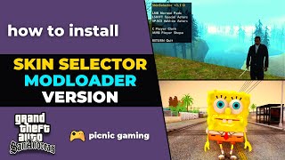 How to install Skin Selector Modloader version | Install Cleo Skin Selector Gta Sa