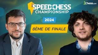 MVL vs Hans Niemann | Speed Chess Championship 2024 | 8ème de finale