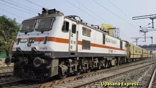 [ERFC] First Run After after 10 months Howrah-Dehradun Upasana Express Rages Past Dankuni..