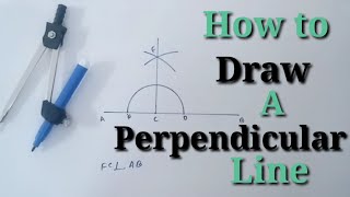 How to Draw Perpendicular line...