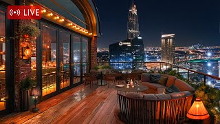 Rooftop Jazz Nights ~ Dreamy Jazz Music for Late Night Relaxation, Studying, and Creative Work